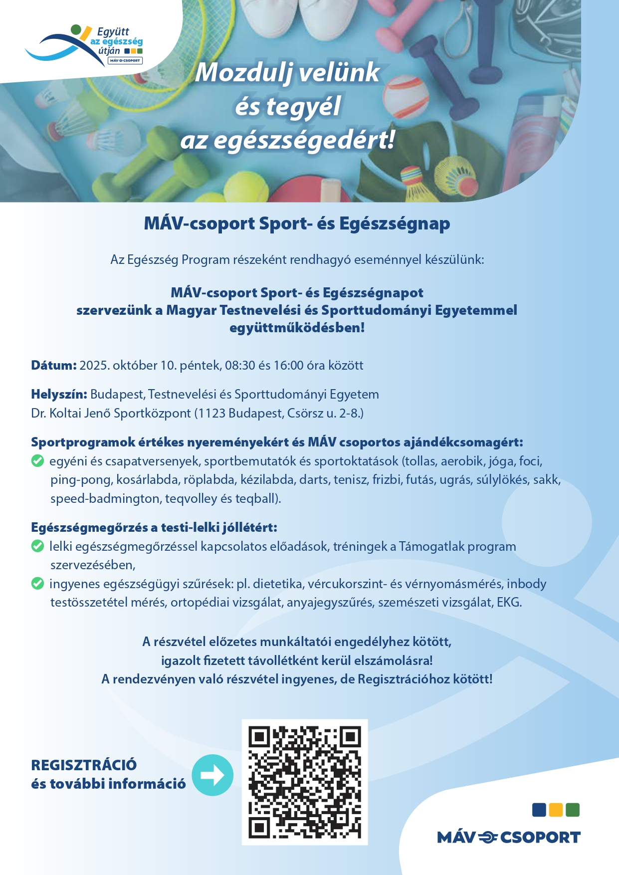 MÁV-csoport Sport- és Egészségnap
